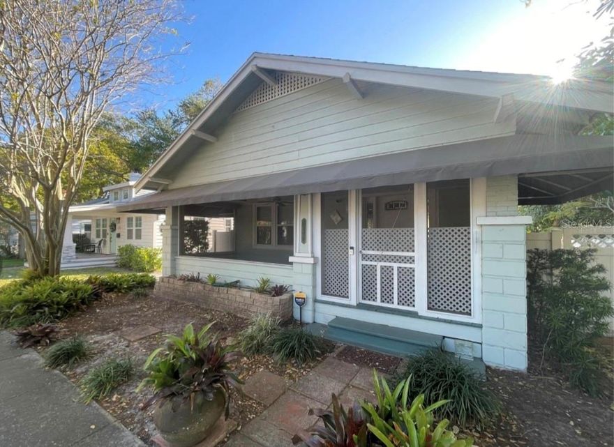 Welcome to this beautifully maintained 2-bedroom, 1.5-bath home that blends comfort, character, and convenience. Featuring a bright and inviting floor plan, this home offers a warm, welcoming atmosphere from the moment you step onto the picturesque front porch.
Inside, you’ll find modern upgrades including stainless steel appliances, energy-efficient updated windows, and an instant hot water system—designed to enhance comfort while helping reduce utility costs.
Step outside to a vibrant backyard space, perfect for relaxing evenings or entertaining guests.
Ideally located on a quiet, low-traffic street, this home is just a short stroll to Crescent Lake Park and minutes from local shopping, dining, and the energy of Central Avenue. Plus, you’re only 9 miles from the beautiful beaches of Treasure Island.
This is a rare opportunity to enjoy peaceful neighborhood living with easy access to everything St. Petersburg has to offer. Schedule your private showing today—this one won’t last!