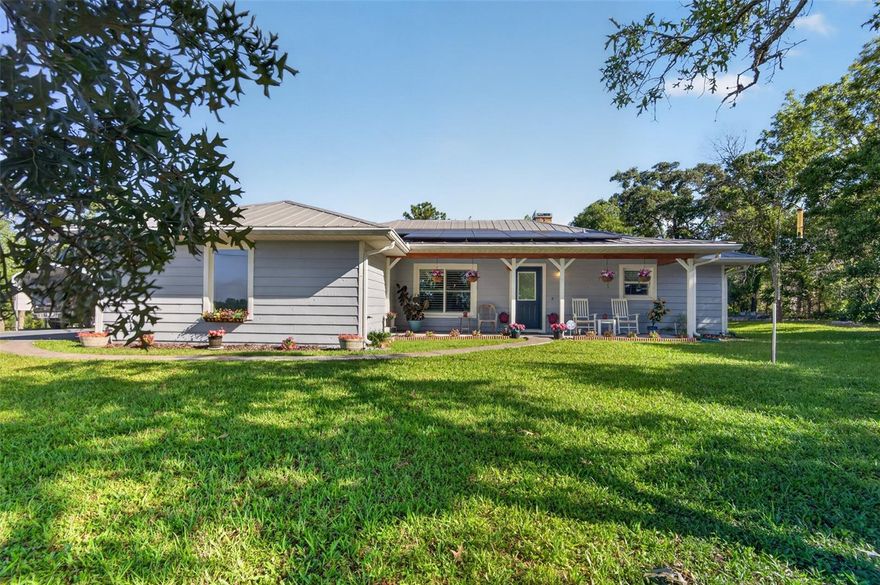 Welcome to this beautifully renovated & updated 3 bedroom, 2 bathroom home situated on a spacious 1-acre corner lot! 
This property offers the perfect blend of comfort, style, and functionality with plenty of room for your vehicles, RV, and outdoor enjoyment. The home features a 1-car garage, detached carport. 

When you walk inside, you’ll find stunning new flooring throughout, completely remodeled bathrooms, and a high-end renovated kitchen designed with both beauty and practicality in mind. The cozy living room fireplace creates the perfect gathering space for relaxing evenings at home. Major upgrades include insulated windows installed last year, a durable metal roof, and a brand-new irrigation system to help maintain the beautiful property. The beautifully remodeled primary bathroom offers a spa like retreat featuring a gorgeous walk in shower and a seperate Clawfoot soaking tub, creating the perfect place to unwind after a long day.

Step through the elegant French double doors off the dining room and experience peaceful luxury surrounded by nature. Enjoy quiet mornings with coffee, relaxing evenings, and the beauty of the outdoors right from your own backyard retreat.

With modern updates already completed, this move-in ready home offers peaceful country-style living while still providing convenience, comfort, and space for all your needs.