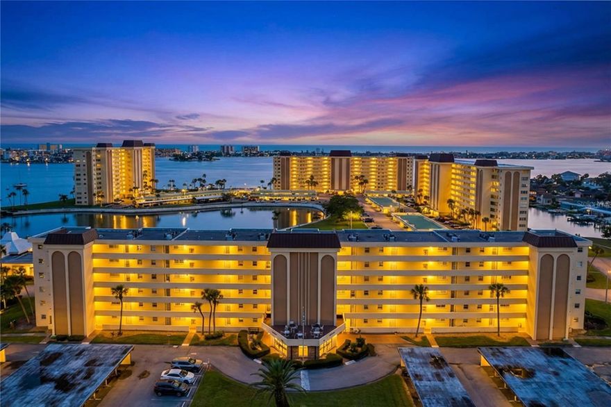 *Welcome to 4650 Cove Circle, #209, located in beautiful St. Petersburg, Florida, located in the Hamilton House Building at Sea Towers!  This spacious 2 Bedroom, 2 Full Baths Condo is Florida Living at its best! Sea Towers is a highly desirable 55+ waterfront community in beautiful St. Petersburg, Florida. This well-positioned second-floor condo offers comfort, convenience, and the relaxed Florida lifestyle just minutes from the Gulf beaches.

This spacious 2-bedroom, 2-bath residence features a bright and functional floor plan that flows effortlessly from the kitchen into the combined living and dining area, creating an open and inviting space that feels larger than the square footage suggests. Large windows bring in natural light while offering partial water views from both the living room and the primary bedroom, providing a peaceful backdrop to everyday living.

The primary suite offers a comfortable retreat with an en-suite bathroom and water views, while the second bedroom and full bathroom provide ideal space for guests, a home office, or additional living flexibility. For added peace of mind, all west-facing windows are equipped with hurricane shutters.

To provide additional confidence for the next owner, the seller is including a one-year Homeowner Warranty with the sale. This warranty, valued at approximately $450, provides coverage for major appliances as well as plumbing and electrical systems.
The Hamilton House is the most conveniently located building in Sea Towers, positioned immediately inside the guard-gated entrance for easy access in and out of the community. The unit also includes a covered parking space and a PRIVATE STORAGE LOCKER WHICH IS 4X4X4 and is conveniently located ON THE SAME FLOOR, JUST A FEW STEPS AWAY!! ADDITIONALLY, THERE IS CURRENTLY FREE WASHER AND DRYER USEAGE AND IS CONVENIENTLY LOCATED RIGHT BY THE ELEVATORS ON THE FIRST FLOOR!

Sea Towers offers an impressive array of resort-style amenities in a beautifully maintained waterfront setting. Residents enjoy two heated pools, saunas, tennis and pickleball courts, shuffleboard, a fitness center, card room, billiards room, and a scenic waterfront grilling and lounge area complete with covered seating and restrooms.  This unit also features the only carport in the complex that allows you to drive straight in to park under the carport and easily pull straight out.

The community is well-managed with healthy reserves, and the Milestone Inspection has already been completed.
Located just minutes from Madeira Beach, Seminole City Center, grocery stores, restaurants, and shopping, the location offers the perfect balance of convenience and coastal living. Bike to the beach, enjoy nearby waterfront dining, or simply relax within this vibrant and amenity-rich community.

Don’t miss this opportunity to enjoy easy, low-maintenance living in one of St. Petersburg’s premier waterfront 55+ communities. Schedule your private showing today and start living in the Florida lifestyle you’ve been dreaming of!

Buyer and/or Buyer’s Agent to verify all information. All information is presumed accurate but not guaranteed. This unit also features the only carport in the complex that allows you to drive straight in to park under the carport and easily pull straight out, and FREE washer and dryer usage currently!