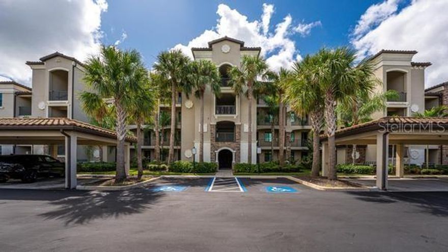 Upscale custom features in this Lakewood National condo. This unit is very bright with an open floor plan and lots of built- in features to enjoy. All tile or wood laminate flooring through out. Nice bump out kitchen nook with built in seating bench that has views of lake and distance golf course. Lanai offers great views also with a nice soothing outdoor fire table and automatic sun screen shutters. Formal built in bench seating with glass dinning table that views into living and kitchen areas. Every room has hung TV for entertaining. This turnkey furnished condo is available with full membership transfer for $642.00 to enjoy all of the complex amenities that Lakewood National has to offer. Owner would consider an annual rental at $3000. Prime season rate is $5800 Jan thru April