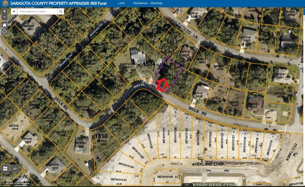 Wonderful lot in Prime location! a terrific neighborhood to build your dream home in the flourishing city of North Port, home of the of the Atlanta Braves Spring Training . Minutes away from the North Port Aquatic Center, the NEW water park that features a 25-meter stretch pool, three slides, and a lazy river This property is centrally located to EVERYTHING...US-41, I-75, schools, Suncoast Technical College, Shannon Staub Library and plenty of grocery & retail shopping, and dining. Convenient access to a magnitude of golf courses, fishing, boating and stunning gulf beaches