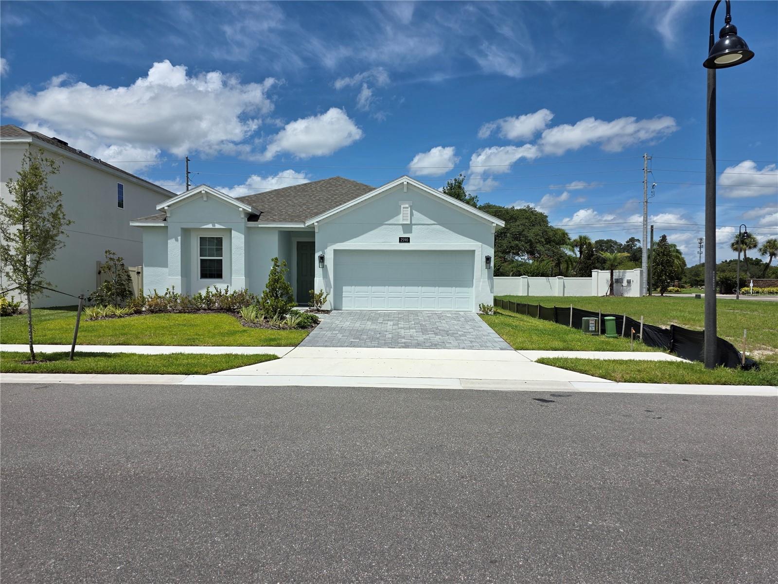 A brand -new home located in Harell Oaks Subdivision on East Orlando. House comes plenty upgrade: ceramic tile throughout most main interior floor, quartz countertops in kitchen and bathrooms, window blinds covered, modern light fixtures, style tall interior doors & cabinets, walk-in master bedroom closet, stand frameless glass bathroom shower, and dual sinks. House is very convenient, less than 5 minutes highway 417, about 6 minutes to Valencia College, about 14 minutes to UCF and Waterford Town Shopping Center, and about 15-20 minutes to Downtown Orlando and Orlando International Airport. House is ready to move-in.