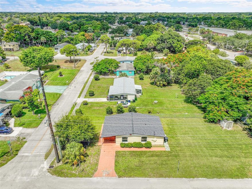 This rare coastal opportunity sits on an oversized lot with plenty of space for your RV, boat, ATV—or all three. Whether you're seeking a primaryresidence, vacation home, or Airbnb investment, the possibilities are endless. The main house offers comfortable living, while the expansive lot provides room to accommodate multiple RVs, ideal for guest stays or generating additional income. Located just 2.2 miles from the Indian River and only 2.7 miles from the beach, this property is in a neighborhood poised for major gentrification—making it a smart investment for thefuture. You’ll also enjoy close proximity to upscale dining and retail shops. Zoned for an A-rated school, it’s perfect for families. Bonus features include hurricane shutters, a recently installed roof, an A/C unit less than five years old, and a $6,500 seller credit toward new drywall and cabinets. With so much potential in a prime location, this coastal gem won’t last—call today!