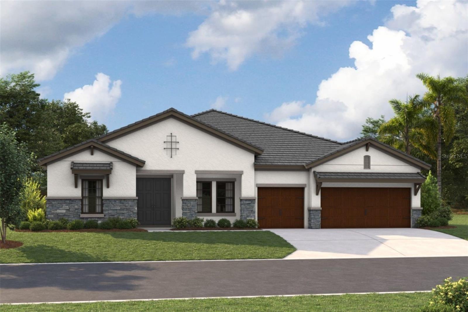 Under Construction. 1/31/2025
Listing Price amount for this Pending Sale includes Design and Structural Options.
Exterior image shown for illustrative purposes only and may differ from actual home.