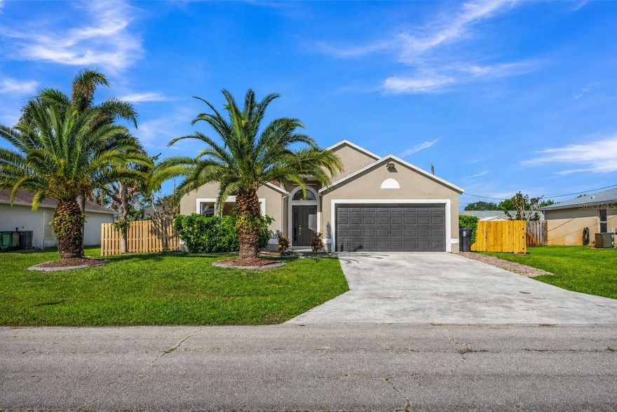 Home with Brand New Roof & Private Backyard. 2050 SW Libra Rd Port St. Lucie, FL. Asking $419,000. Beautifully updated and truly move-in ready home in a great Port St. Lucie neighborhood! Brand-new roof. Fresh interior & exterior paint. Updated kitchen. Brand-new appliances. Newly redone private fenced backyard. Clean, bright, and ready for immediate occupancy. Spacious yard – great for pets or entertaining. No HOA (confirm if applicable). This home has been fully refreshed and is perfect for a primary residence or investment property. Nothing to do but move right in. Conveniently located near shopping, schools, parks, and major roads.