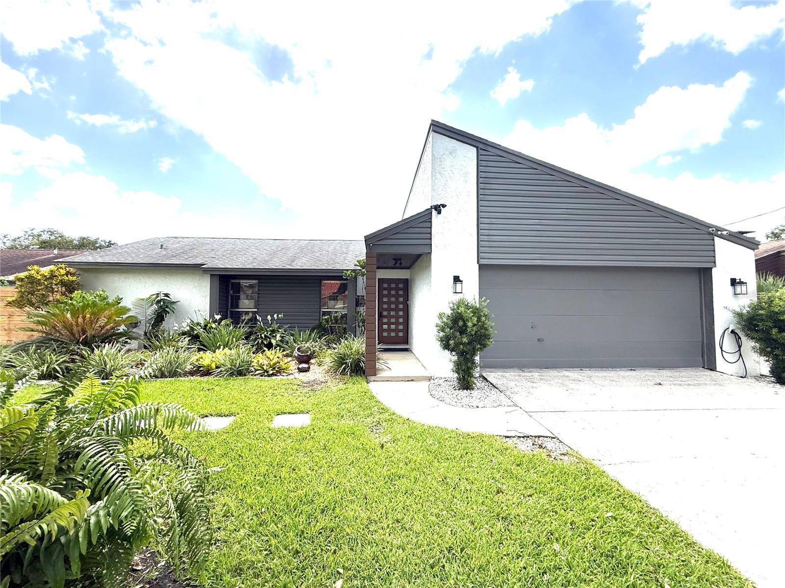 Location, location, beautiful mid-century home in a nice neighborhood located in the center of Tampa, between 15- 16 mins from Bush Garden/sea world, West shore, downtown, Tampa Airport and International Plaza. 3-5 minutes away from Super Walmart, new Aldi coming soon, Spanish stores, marshal store and two Fitness. Like new amenities: pool 4 years old, mother suite law, office suited to work from home, large laundry equipped with sink and cabinet for white linens, Tv room has a vaulted ceiling giving a grant feeling, in the pool area it has exterior shower too. Heat pump AC in the attic to cancel noise. kitchen pantry to store your grocery. Welcome, you won’t regret it.