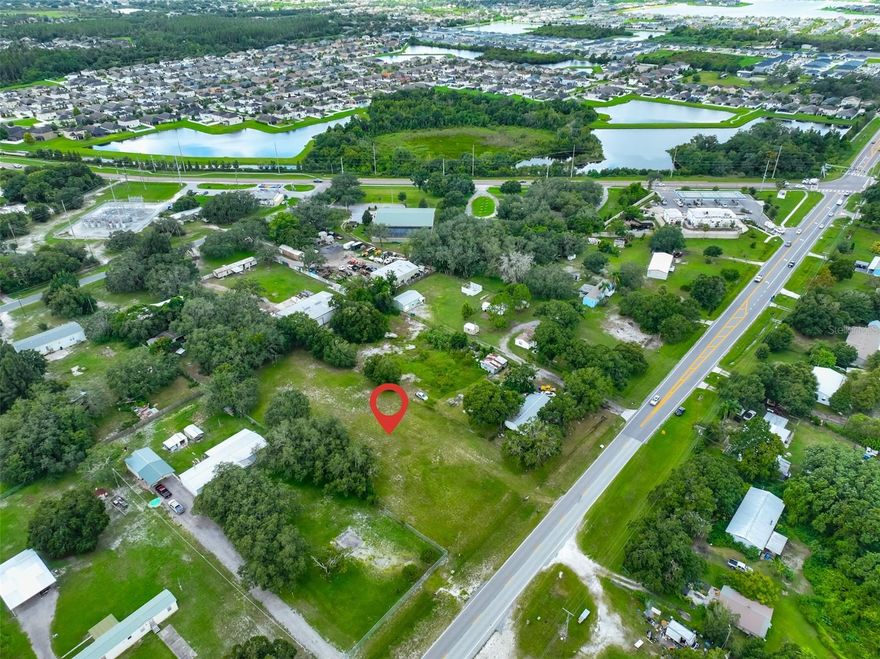 Are you dreaming of building your perfect home in a location where you can bring your vision to life? This expansive lot, over an acre in size, offers the ideal setting to create your dream space. With plenty of room to bring your toys and enjoy the privacy you desire, this property provides a unique blend of seclusion and convenience.  Cleared and prepared, this spacious property is free from HOA or CDD restrictions, allowing you the freedom to create your perfect home. Enjoy the convenience of easy access to utilities, including water, sewer, and electricity, making your construction process seamless. Nestled within city limits, you'll have easy access to shopping, schools, restaurants, and more, all while enjoying the space and freedom that come with this spacious lot. Don?t miss the opportunity to make this exceptional property yours!