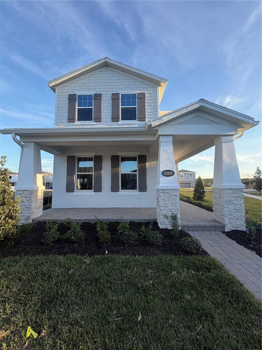 Now Completed & Move-In Ready!

Welcome to this beautifully designed corner-lot home in Center Lake Ranch in Saint Cloud. Built in 2025 by M/I Homes, this exceptional residence offers 4 bedrooms, 3 full bathrooms, 1 half bathroom, and approximately 2,780 square feet of thoughtfully designed living space—available at a compelling value compared to new construction.

Upon entry, you are greeted by an impressive two-story foyer and an open-concept floor plan that seamlessly connects the living, dining, and kitchen areas, ideal for both everyday living and entertaining. The gourmet kitchen features abundant cabinetry, a walk-in pantry, and overlooks the main living space. Large sliding glass doors lead to a covered lanai, providing excellent natural light and indoor-outdoor living.
The first floor includes a private bedroom with a full bathroom, perfect for guests, multigenerational living, or a home office. Upstairs, a spacious loft offers a versatile secondary living area, thoughtfully separating the secondary bedrooms from the owner’s suite. The primary suite features dual walk-in closets and a well-appointed en-suite bathroom.

Additional highlights include a rear-load 2-car garage and a desirable CORNER LOT, offering enhanced privacy and curb appeal.

Don’t miss this opportunity to own a move-in-ready home in one of Saint Cloud’s growing communities. Schedule your private showing today