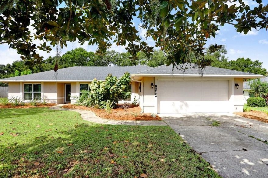 Welcome to a one-of-a-kind retreat! This 3-bedroom, 2-bathroom pool home sits proudly on an oversized, fully fenced lot, offering privacy, charm, and a lifestyle that's truly special. Step inside to discover a bright, open floorplan centered around an entertainer's kitchen, perfect for gathering with family and friends. Much of the interior has been freshly painted, giving the home a clean and welcoming feel. The primary suite is a private escape with its own screened lanai, just right for sipping your morning coffee while enjoying the peaceful surroundings. Out back, your very own saltwater pool shimmers beneath a spacious screened lanai, creating the ultimate setting for year-round Florida living. The grounds are brimming with character, banana and papaya trees, pineapple plants, and even a chicken coop for those who dream of a homestead lifestyle. An added bonus is the versatile Florida room, complete with a creative blackboard feature perfect for entertaining, or relaxing. Best of all, this property is located outside of an HOA, so you can truly enjoy the freedom to make it your own. Whether you envision expanding your garden, creating play space, or simply soaking up the serenity, the possibilities here are endless. This isn't just a home?it?s a lifestyle.