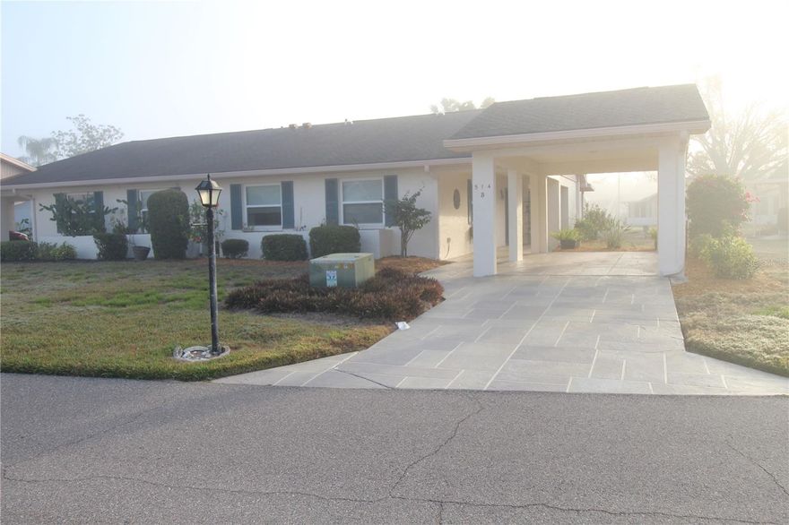 ANNUAL RENTAL ONLY, NO PETS, NON-SMOKERS.  FURNISHED WITH LARGE APPLIANCES AND FURNITURE ONLY.  This beautifully updated 2/2 is located in Kings Point, a gated 55+ community in Sun City Center.  Situated on a quiet street, this home features a lovely paved driveway with covered carport.  Open design on the inside, natural light easily makes its way throughout.  Stylish furniture and decor, yet still room for your own favorite things.  An enclosed lanai makes the perfect office space.  The utility room is multifunctional, including chef's area with built in oven, counter space and cabinets, washer and dryer plus ample storage space.  Enjoy preparing meals in the updated kitchen, easily accessible to dining area.  Amenities, clubs, and activities will keep you as busy as you want to be. Sun City Center is near the West coast of Florida between Tampa and Sarasota, short drives to beaches, parks, airports, shopping, dining, medical and more. Come join us, walk on our beaches, hike on our trails, canoe on our rivers, you will be glad you did.