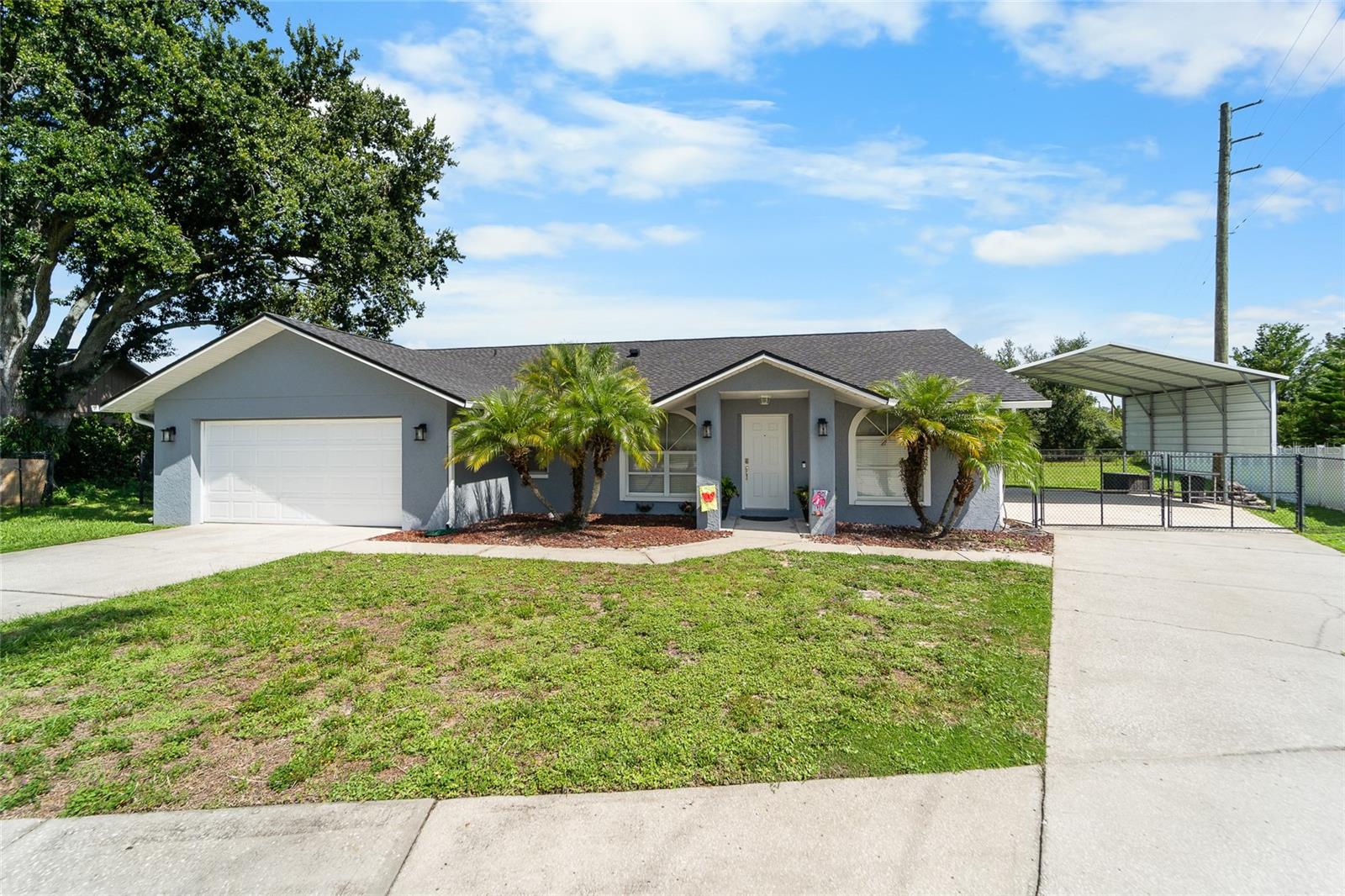 Welcome to 24251 Landing Drive – Your Ideal Florida Retreat!
Nestled in the heart of Lutz, this well-maintained 3-bedroom, 2-bath home combines comfort, convenience, and peace of mind. Set on a spacious lot with no HOA or CDD fees, this property offers the freedom and flexibility you’ve been looking for — whether you're bringing a boat, RV, or both!
Step inside to discover a bright and inviting interior featuring newer appliances, updated plumbing, and a newer AC and water heater, ensuring efficiency and reliability for years to come. The 2023 roof adds even more value, providing a major upgrade most buyers dream of.
Outdoors, the oversized carport is perfect for RV or boat parking, and the large yard offers endless possibilities for entertaining, gardening, or simply relaxing in your private space.
Located just minutes from I-75, shopping, dining, and top-rated schools, this move-in-ready home truly has it all. Whether you're a first-time buyer, downsizing, or looking for your next investment — this property is a rare find in a desirable Lutz location.
Don’t miss this opportunity – schedule your private showing today!