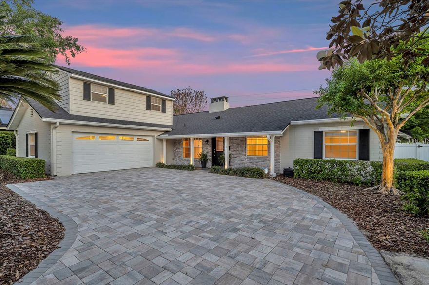 LONG AWAITED ARRIVAL IN DESIRABLE MAITLAND SUBDIVISION This  beautiful, impeccably maintained and updated four bedroom three and a half bath pool home absolutely has it all! Perfectly located in Maitland’s much sought after Dommerich neighborhood and walking distance to top rated elementary and middle schools. This attractive split-floor plan offers four spacious bedrooms and three full baths on the first level and a bonus room/5th bedroom with half bath on the second level. The gorgeous kitchen boasts handsome, solid wood cabinets, granite countertops and stainless steel appliances with double ovens. The first floor open layout includes a large dining area with double fireplace leading into a wonderfully sized family room with fireplace and custom built-ins. Newly installed double pane, hurricane proof French doors brings in tons of natural light and leads out to your private oasis including newly resurfaced pool and brick paver deck, open patio and super fun gazebo with gas grill and nighttime lighting for entertaining! This home is fully supported by a full Generac system, never to be without power. Entire interior just freshly painted and new carpets installed in bedrooms and bonus room. Newer Roof (2021), HVAC (2020) and Tankless water heater. Samsung washer and dryer also included. Beautiful landscape and outdoor lighting add to its charm and warmth. THIS opportunity does not come along often. Look forward to meeting you there!