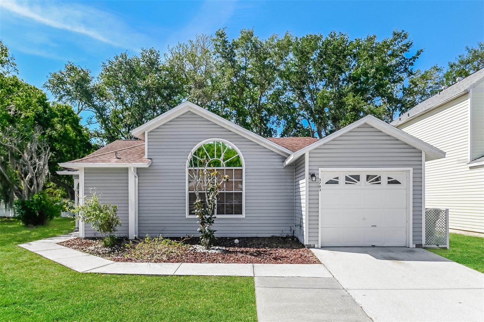 Charm and curb appeal abound for this Bradenton home! New roof installed in January 2025! Step inside into the well-appointed living room, which is situated at the center of the home. The kitchen boasts stainless steel appliances, a pantry, hard surface countertops, and ample storage. This ranch style floorplan features a primary suite, two secondary bedrooms, and a sunroom. Come and see for yourself the possibilities that this home has to offer!