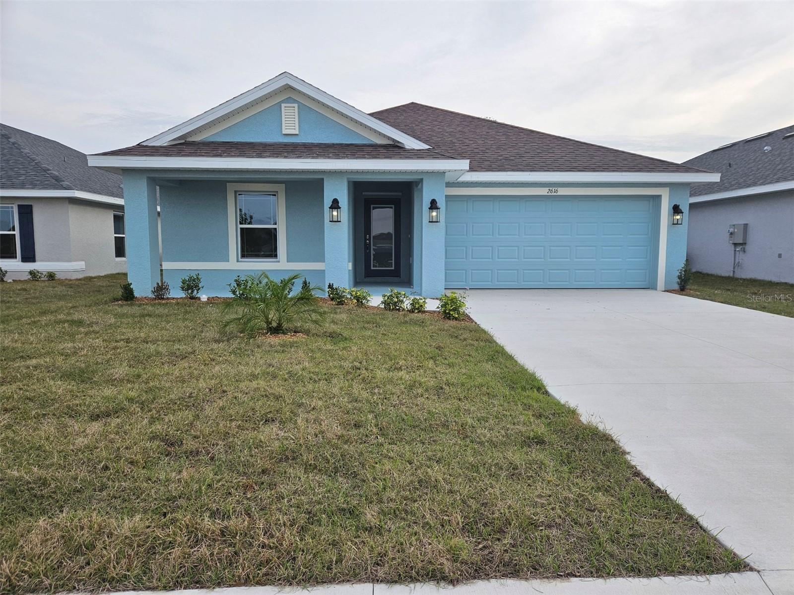 BRAND NEW GATED COMMUNITY This Beautiful New Construction home is located in a new North Port Gated community of Watercress Cove. The home has 1512 square feet of living space allowing you much room for your family as well as guests. This home boasts city water and sewer, ceramic tile flooring everywhere except bedrooms, granite counter tops in the kitchen and bathrooms. Garden tub in the primary bathroom. Adams Homes provides great features such as: 30 year mildew resistant dimensional shingles, architecturally designed elevations, updated insulated, double-panned, tilt-in window designs, stain resistant carpet, A 1-year workmanship, 2 year mechanical and 10 year structural warranty is included. Only $1000 will get you under contract and the seller will cover the majority of the closing costs with the use of one of our preferred lenders.