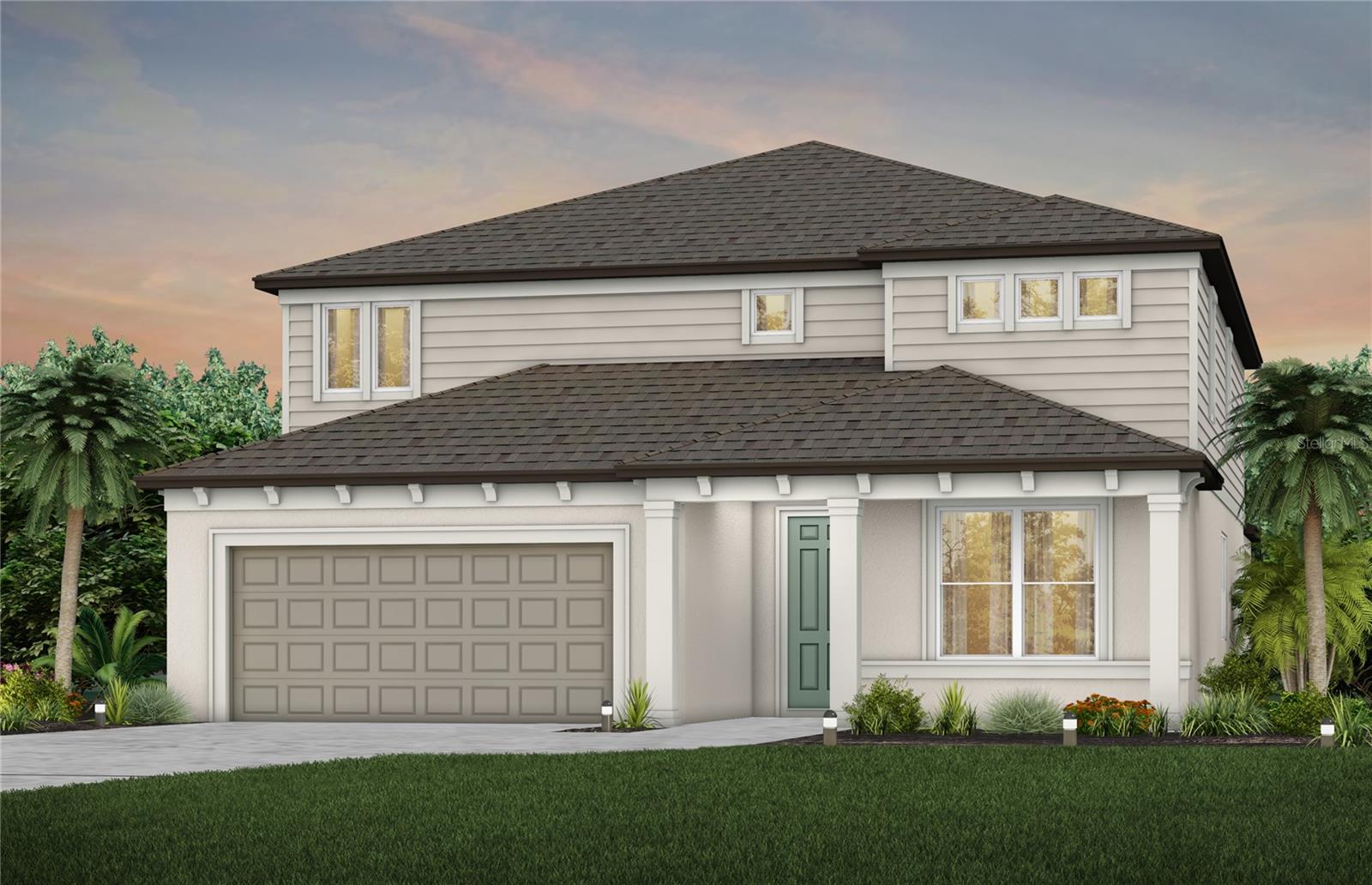 Under Construction. Pulte Homes is Now Selling in Marion Ranch! Enjoy all the benefits of a new construction home in this highly amenitized community located in Ocala, FL. This new community will feature a resort-style pool with open cabanas, a clubhouse, a fitness center, a playground, sports courts, and much more! Plus, with close proximity to I-75 and a quick commute to shopping, entertaining, and dining – you’ll love coming home!
One of our most popular floor plans, the Yellowstone features an open-concept home design and has all the upgraded finishes you've been looking for. The gourmet kitchen showcases a spacious center island with a large, single-bowl sink, stylish burlap cabinets, 3cm quartz countertops with a 7”x8” hexagon tiled backsplash, and Whirlpool stainless steel appliances including a built-in oven and microwave, stovetop with range hood, and dishwasher.
The bathrooms have matching cabinets and quartz countertops, comfort height commodes, and the Owner’s bath has dual sinks and a walk-in shower. There is 22”x22” diagonal floor tile in the main living areas, baths, and laundry room and stain-resistant carpet in the bedrooms and loft.
This home makes great use of space with a first-floor guest bedroom with a private, full bath and walk-in closet, a versatile flex room, a large loft area, a convenient 2nd-floor laundry room, storage under the stairs, a spacious gathering room, a covered lanai, and a 2-car garage with an additional 10’6”x18’ storage area.
Additional upgrades include 4 LED downlights in the gathering room, pendant prewiring in the kitchen, upgraded door hardware, and a Smart Home technology package with a video doorbell.
Call or visit today and ask about our limited-time incentives and special financing offers!