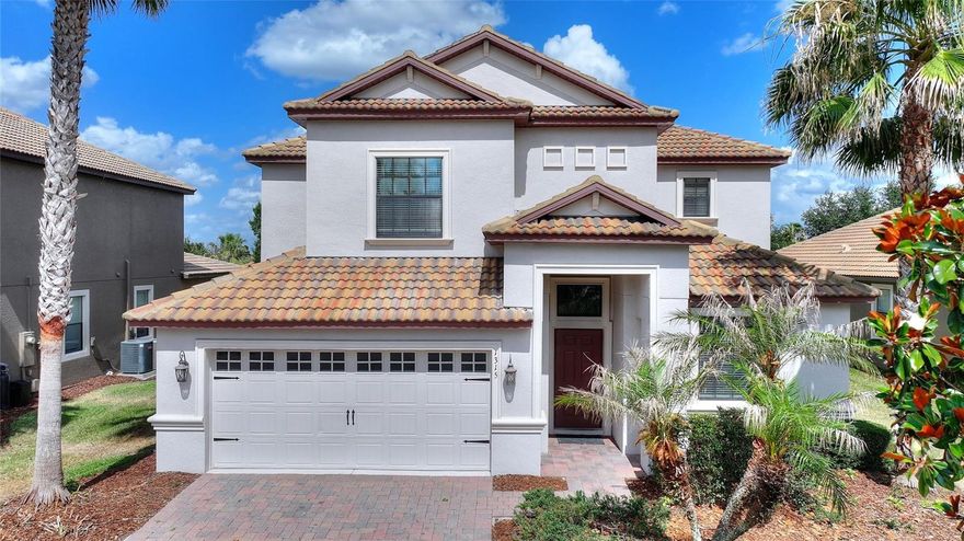 LIVE LIKE A CHAMPION! FULL GOLF MEMBERSHIP INCLUDED IN HOA!!! Absolutely stunning and completely reimagined Monte Carlo floorplan located inside the exclusive gated community of ChampionsGate Country Club! This fully upgraded 5-bedroom, 4-bath luxury residence is truly one-of-a-kind and showcases exceptional craftsmanship and designer-level finishes throughout. From the moment you enter, pride of ownership is undeniable. The home has been extensively renovated with luxury vinyl plank flooring throughout, fresh interior and exterior paint, fully remodeled bathrooms, and high-end custom upgrades that separate this property from anything else on the market. The dramatic stairwell serves as a true showpiece, featuring a breathtaking custom glass railing system with over $30,000 invested into this architectural centerpiece alone, creating a sleek modern aesthetic rarely found in ChampionsGate Country Club. The grand foyer with soaring ceilings opens into expansive living and dining spaces designed perfectly for entertaining and everyday luxury living. The gourmet kitchen is beautifully appointed with upgraded cabinetry, premium countertops, stainless steel appliances, and an open-concept design overlooking the spacious family room and dining area. Natural light pours throughout the home, highlighting the extensive upgrades and clean modern finishes. All bathrooms have been thoughtfully renovated with upscale finishes and designer touches. The oversized primary suite offers a true luxury retreat with expansive space, spa-inspired bathroom features, and generous closet space. Every bedroom throughout the home reflects the same level of quality and attention to detail. Step outside to enjoy Florida living at its finest with a beautifully maintained exterior and private outdoor living space perfect for relaxing or entertaining guests. ChampionsGate Country Club offers one of the most complete lifestyle packages in Central Florida. Your HOA includes full golf membership, tennis, pickleball, access to The Oasis Club, The Plaza, and the Retreat Club water park, gated entries with 24-hour manned security, complete lawn care, cable, phone, internet, monitored security, and a $75 monthly Plaza food and beverage credit. Golf carts are welcome throughout the community. Residents enjoy access to the Oasis Club, a 14,000+ sq. ft. resort-style amenity center featuring a restaurant, movie theater, fitness center, game room, tiki bar, lazy river, waterslides, cabanas, and more. The Plaza, the exclusive residents-only clubhouse, features another restaurant, bar, fitness center, game room, pickleball courts, and multiple pools. The Retreat Club water park adds yet another incredible resort-style amenity for owners and guests to enjoy. Located just minutes from world-class golf, Disney, premier shopping, dining, and major highways, this home offers the ultimate blend of luxury, convenience, and resort-style living.This is not just another Monte Carlo — this is a fully customized luxury showcase home.