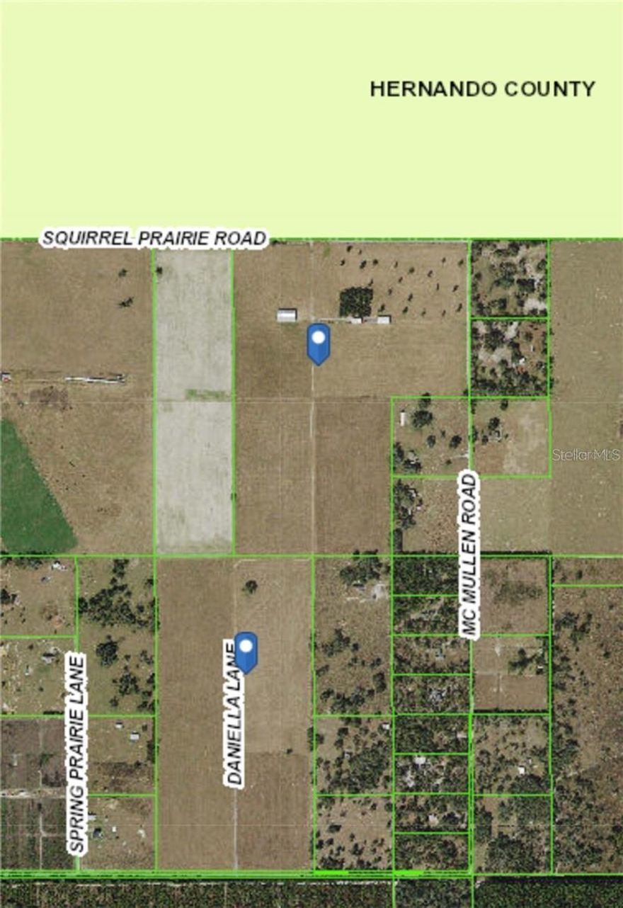 180 acres MOL being sold with the intent of it being developed as subdivision with single family homes; a PDP with a CDD should cover the cost of water, sewer, infrastructure, etc. The property sits between Hernando County on the north side and goes down to Bowman Rd on the south side allowing access north to Brooksville/Spring Hill or South to Tampa!! The large majority of the property is not in a flood zone (Flood Zone X and a minor portion in A). A huge savings to the developer to not have to mitigate flood zones and not have to clear the property as the property is already cleared (being used for HAY now and is greebelted for low property taxes - this can me continued during the buyer's holding period to keep property taxes down if the buyer elects). Property is made of of 2 parcels (Bowman and Daniella Lane) Call for more details.