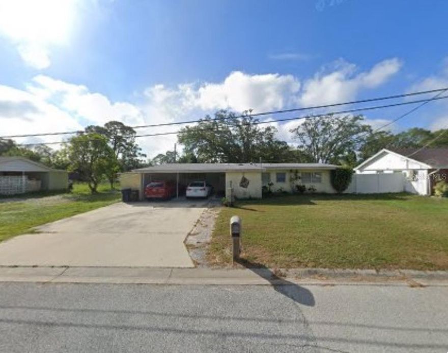 The property offers 3 bedrooms and 2 bathrooms with a highly convenient location between Sarasota and Bradenton. Close to the airport, the popular UTC shopping area, and the beaches. Features include a spacious backyard and no HOA, providing greater flexibility for the owner. Property is being sold AS IS in its current condition.