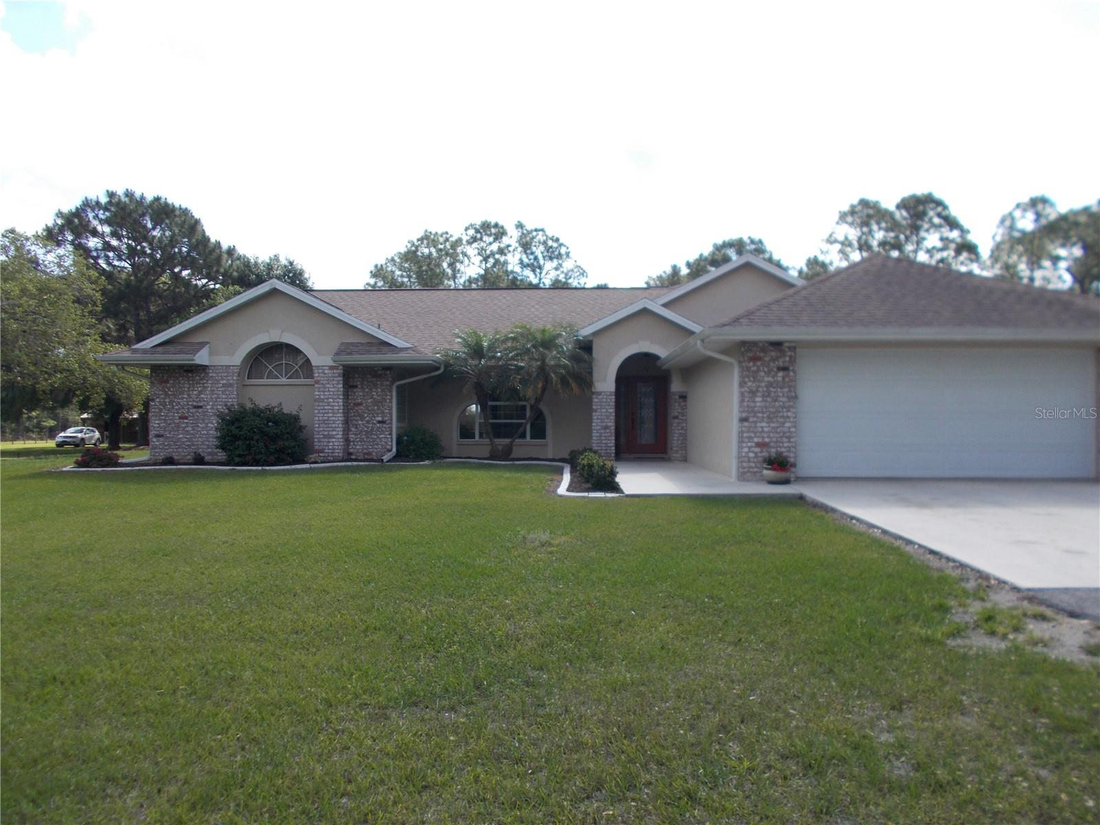 This SEASONAL unit is available May 2025 - Sept 2025. Discover tranquility in North Port Estates with this fully furnished 3-bedroom, 2-bath home on just over 3 acers. Enjoy spacious living, modern appliances, a pool, and a 2-car garage. Ideal for those seeking peace and privacy, this home offers ample indoor and outdoor space. Please note - no pets allowed. Experience the best of country living with nearby conveniences. Perfect for a relaxed, comfortable lifestyle in a beautiful, natural setting.