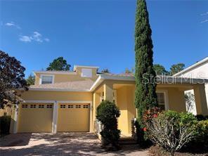 This attractive and well-maintained home is located in East Park, Lake Nona. The property features a wrap-around covered front porch with railings and mature landscaping and is available for a quick move in. On entering through front door you are greeted by high ceilings and new Luxury Vinyl plank flooring flowing through Living/Dining spaces at the front and into the family room at the rear of the house. Through the sliding glass doors of the family room, there is the huge 38x10 screened lanai overlooking a private rear yard backing up to wooded conservation area. Home layout is well-planned and spacious with 4 bedrooms, the master suite on ground floor and three bedrooms upstairs. All bedrooms are generously sized, have new Luxury Vinyl flooring and spacious closets. Master suite bathroom has double sinks, a garden tub and walk-in shower. Stairs and hallways also have attractive easy-care, durable wood-look laminate flooring – no carpet anywhere. Residents of East Park enjoy a variety of community amenities including walking trails, fishing pier, playgrounds, tennis courts, and basketball courts—all within the neighborhood. Lake Nona area boasts top-rated nearby schools and offers numerous shopping, restaurant and service options. This home is less than 15 minutes from Orlando International Airport, Lake Nona Town Center, USTA headquarters and Medical City, which includes: Orlando VA Medical Center, Nemours Kid's Hospital and University of Central Florida College of Medicine. Nearby major highways provide easy access to downtown Orlando, entertainment parks and Atlantic beaches. A close-by County Park with large lakes and many camping plus recreational options is a bonus for active residents.