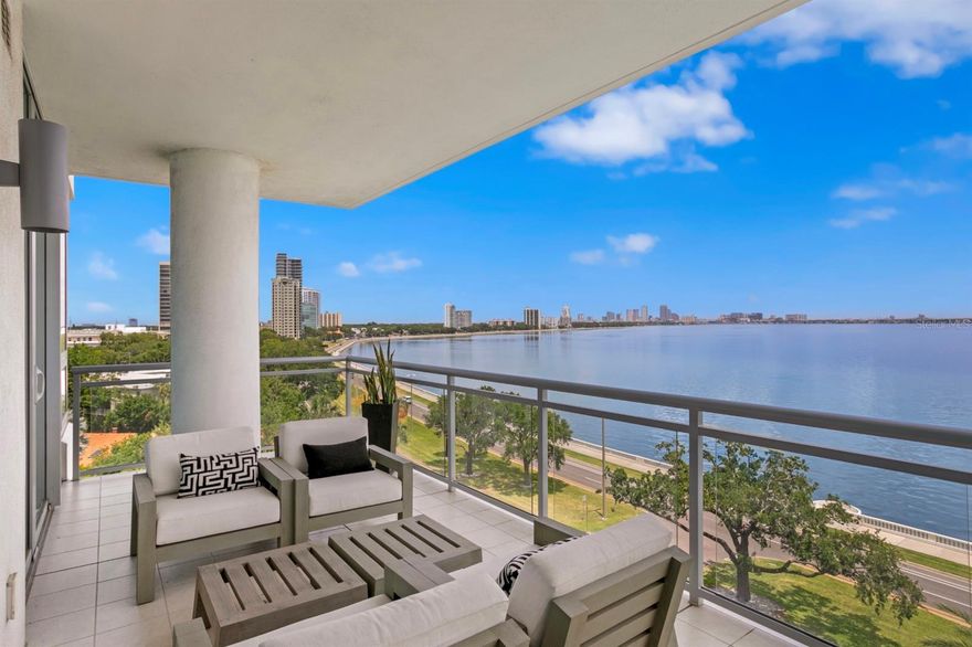 Nestled along the picturesque Bayshore Blvd in Tampa, this stunning condo offers unparalleled waterfront living. From the moment you step inside, you're greeted by breathtaking views of the bay, visible from both the master bedroom, study and the living areas.

The kitchen is a chef's dream, boasting modern amenities including a separate bar area and wine refrigerator. Whether you're preparing a quick meal or hosting a dinner party, this kitchen is equipped to handle it all with style and functionality.  


The master suite is a true oasis, featuring a spacious walk-in closet and a luxurious bathroom. Pamper yourself in the oversized walk-in shower or unwind in the separate tub while soaking in the mesmerizing water views.

Outside the condo you have two separate balconies with views of Tampa Bay and downtown.  Residents also have access to a range of amenities designed to enhance their lifestyle. Take a dip in the sparkling community pool or break a sweat in the fully-equipped gym. Every day feels like a vacation when you have these amenities at your fingertips.

The condo building itself is meticulously maintained and with its prime location on Bayshore Blvd, residents can enjoy waterfront walks, jogging trails, and easy access to nearby dining and entertainment options.

Don't miss out on the opportunity to make this beautiful waterfront condo your new home. Schedule a viewing today and experience luxury living at its finest.
