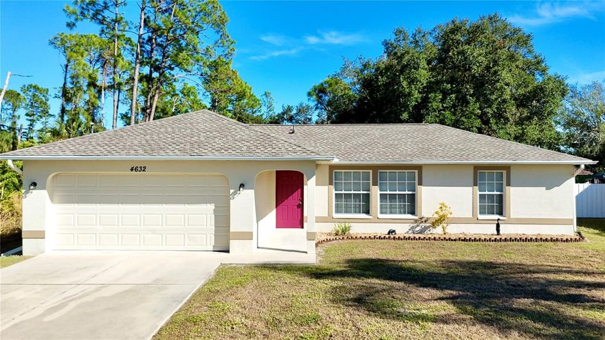 **3D INTERACTIVE VIRTUAL TOUR** Pull up the driveway to a beautifully cared for three bedroom, two bath, two car garage FULLY FURNISHED home that boasts a 2023 ROOF and FRESH EXTERIOR PAINT in the heart of North Port. With only occasional stays each year, the home remains remarkably well kept and is truly ready for its next chapter. Step through the front door and you are greeted by a warm, open layout that instantly feels like home. The great room offers soaring vaulted ceilings and easy care ceramic tile that runs throughout the main living spaces. Large front windows invite in generous natural light, giving the home a bright uplifting feel. The kitchen is a standout with abundant cabinet and counter space, a closet pantry, plant shelves, double sink, and a breakfast bar that connects seamlessly to the main living areas so you can stay part of the conversation. It is an ideal setup for hosting family and friends. The dinette is the perfect daily landing spot whether you are easing into the morning with a cup of coffee or winding down in the evening with a home cooked meal. A stylish chandelier creates a finished and cozy touch. The comfortable master suite is large in size and features an en-suite master bath and walk-in-closet. The split bedroom layout places the guest rooms and bathroom on the opposite side of the home. The guest bath includes a vanity, mirror, and a shower tub combo. Both guest bedrooms feature carpet, private closets, windows, and ceiling fans, creating a welcoming setup for out of town visitors. From the dinette, sliding glass doors lead to a spacious backyard with a wooded buffer on the left side for privacy. Neighbor fencing partially encloses the yard, and the natural backdrop of sunshine, chirping birds, and mature oaks creates a relaxing outdoor retreat. If you dream of a pool, there is plenty of room to add one. Additional conveniences include an attached two car garage with utility sink and an inside laundry room. This home is moments from everything North Port has to offer including schools, restaurants, Coco Plum shopping center, and the vibrant new Wellen Park with the Atlanta Braves Spring Training stadium, dining, fishing pier, and weekly Sunday Farmers Market. Quick access to I-75 and US-41 puts you on the path to some of Florida’s most beautiful beaches.
Your Florida lifestyle is calling. Pack your bags and step into the Salt Life today!