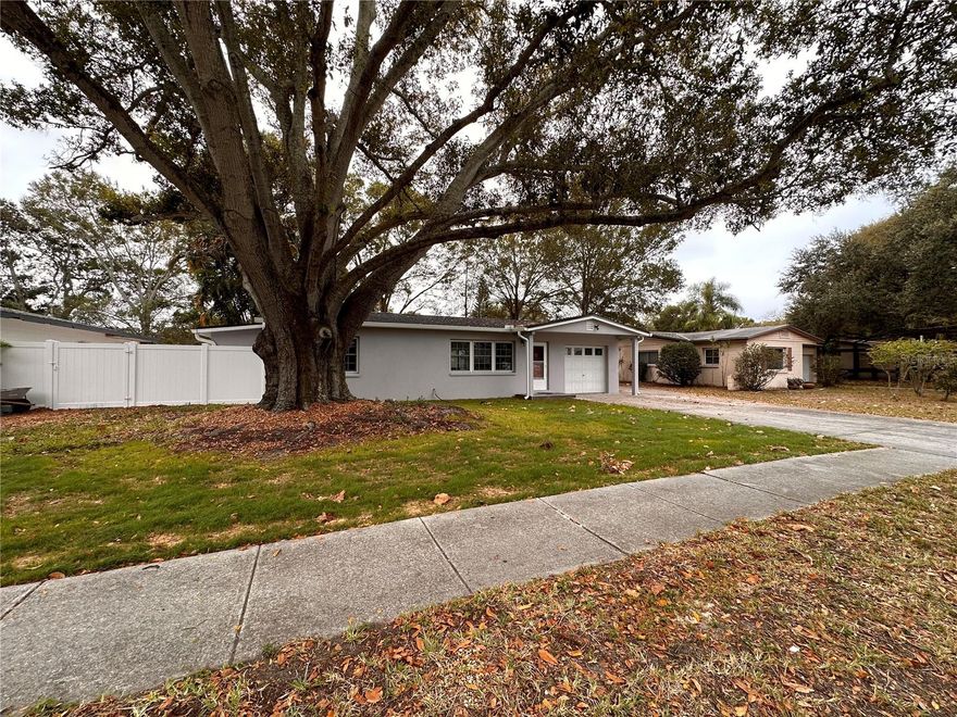 A beautifully and thoughtfully remodeled home with a rare two bedroom and two full bathrooms in central and convenient location close to Gulf to Bay and US Hwy 19 N that has everything you need to move right in and enjoy all the Florida lifestyle has to offer. A completely new and updated kitchen with a gas range and modern bathrooms with new lighting and fans throughout, new wood-look tile flooring throughout, freshly painted interior, new exterior stucco, new roof and more! The exterior has been refreshed in every detail down to the paved back patio, new grass and open clean back yard. Contact us today for a tour and to get your application started.