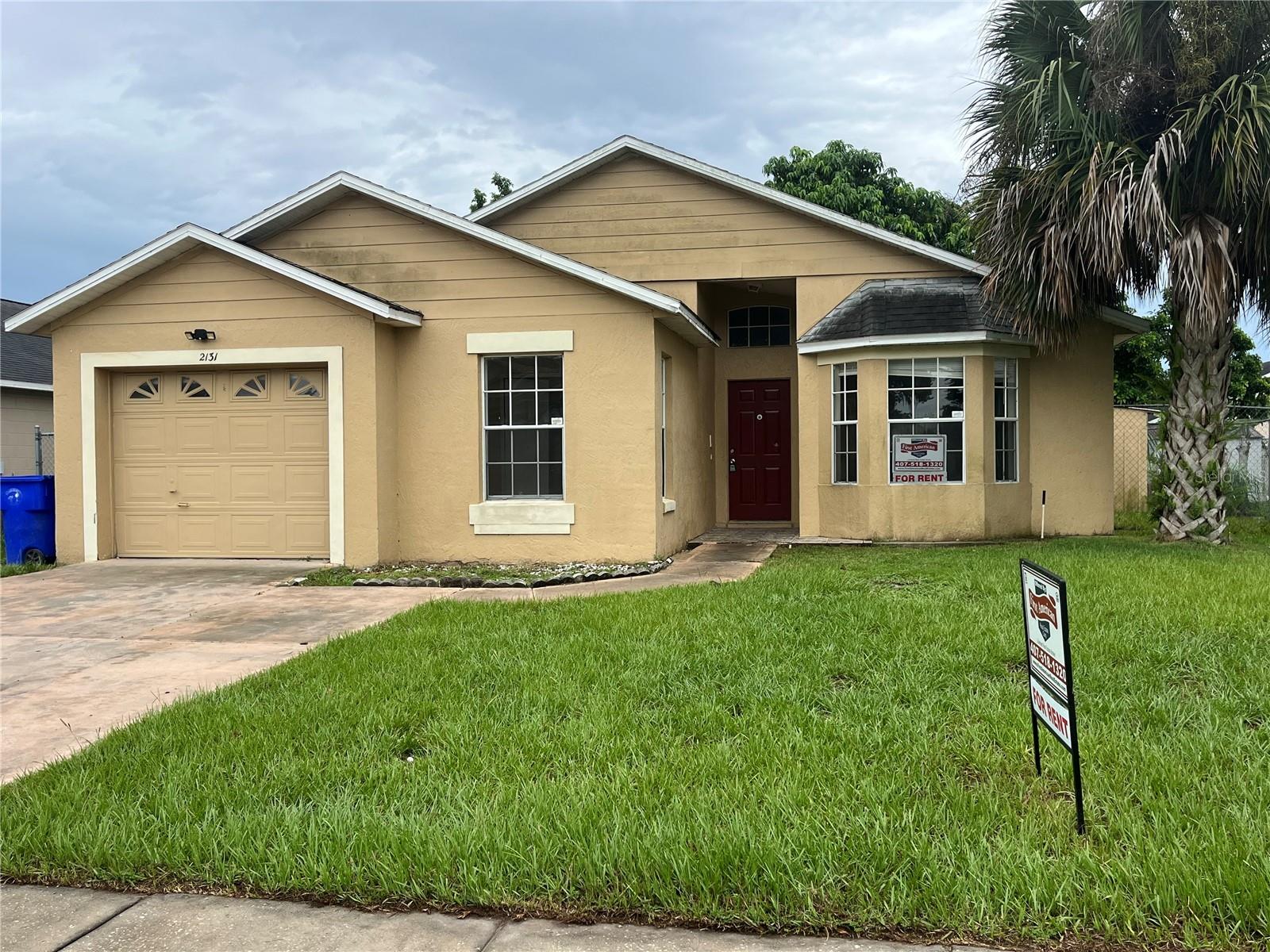 Ready to move in. 4 bedroom 2 bathroom single family home with fenced yard in Kissimmee.
Newly painted master bedroom and bathroom. New range, microwave and dishwasher. Tile throughout the home. Rent can be paid on line or brought to the office in Kissimmee. Call now to view.