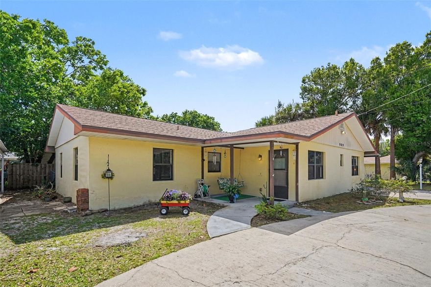 Opportunities like this don’t come around often—909 Kanawha Street is all about space, flexibility, and serious upside.

Sitting on an oversized lot just shy of a quarter acre, this property delivers the kind of room and freedom buyers are searching for. The fully fenced backyard offers privacy and functionality, and with NO HOA, you have the flexibility to truly use your property your way. Bring the toys—there’s a covered canopy perfect for a boat or RV, plus two oversized garages that open the door for storage, hobbies, or workshop space.

Inside, the main home features 2 bedrooms and 1 bathroom, along with a wood-burning fireplace that creates a warm focal point in the living area. The galley-style kitchen offers an efficient layout ready for your personal touch, and an indoor laundry room adds everyday convenience.

The standout feature is the additional living space—complete with its own private exterior entrance while still maintaining access from inside the main home. This setup includes a living room, kitchenette, bedroom, and full bathroom, making it incredibly versatile for multi-generational living, guests, rental income, or a private office setup.

Properties with this kind of lot size, layout flexibility, and functionality don’t hit the market often.

This is the kind of opportunity that checks boxes most homes simply can’t.