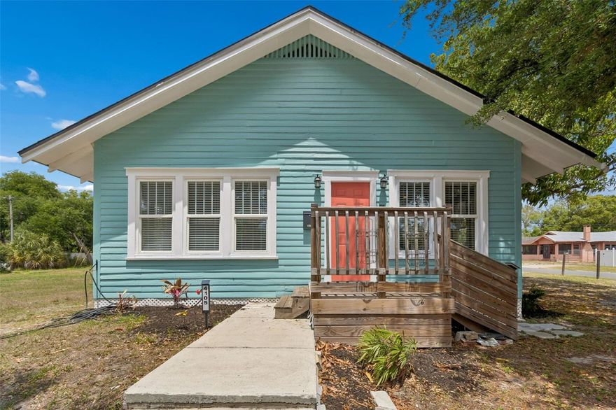 One or more photo(s) has been virtually staged. NTM-1 ZONED DEVELOPMENT OPPORTUNITY WITH INCOME IN PLACE.  This is a rare opportunity to acquire a cash-flowing property with confirmed NTM-1 zoning, offering significant redevelopment potential in the rapidly evolving St. Petersburg market.  Situated on an 8,255 SF lot with alley access, the property supports potential development of 5–6 residential units (buyer to verify), ideal for “missing middle” housing such as duplex, triplex, or small multifamily configurations.  The existing setup includes a 3-bedroom main home and a separate 1-bedroom accessory dwelling unit that will generate approximately $3,625/month, providing immediate income while planning future development.  NTM-1 zoning allows for up to 30 units per acre with a maximum of 4 units per building, creating multiple viable development strategies.  Both homes have been completely remodeled.  New kitchens, all new paint, new roof.
Located within an Opportunity Zone, this property offers both immediate cash flow and long-term upside for investors, builders, and developers.