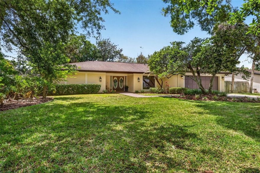 This beautiful split floor plan home offers a gorgeous patio, pool, and spa, just steps from the 15th fairway of Temple Terrace Golf Course and Ben Lomond Park, nestled along the tree-lined streets of Temple Terrace.

Step inside to a grand, multifunctional living and dining room combination, complete with an entertainment bar and accordion-style sliding glass doors that fully collapse into the wall—creating a seamless indoor-outdoor living experience.

The bright kitchen features wood cabinetry, stainless steel appliances, and granite countertops. Just off the kitchen, you’ll find a cozy breakfast nook and an additional family room with built-in cabinetry. Sliding glass doors in this space also fully collapse into the wall, offering expansive views of the pool and patio.

The private primary suite is situated on the east side of the home, while two additional bedrooms are located on the west side, sharing a full bath. A fourth bedroom is tucked at the rear of the home, with convenient access to the full pool bath.

At the front of the home, a spacious office with built-ins and a large picture window provides the perfect work-from-home setting.

The outdoor space is designed for both relaxation and entertaining, featuring a kitchen pass-through, ample patio space, and an outdoor shower—perfect for rinsing off after a swim or a soak in the Jacuzzi. 

New homeowners are eligible to receive a complimentary three-month social membership to the Temple Terrace Golf and Country Club.     Conveniently located just minutes from major highways, 25 minutes to Tampa International Airport and downtown, and 10 minutes to many of the area’s top medical facilities, including USF and Moffitt Cancer Center. Don’t miss the opportunity to live in the active, social, and golf-cart-friendly community of Temple Terrace, voted Best Hometown in 2024.