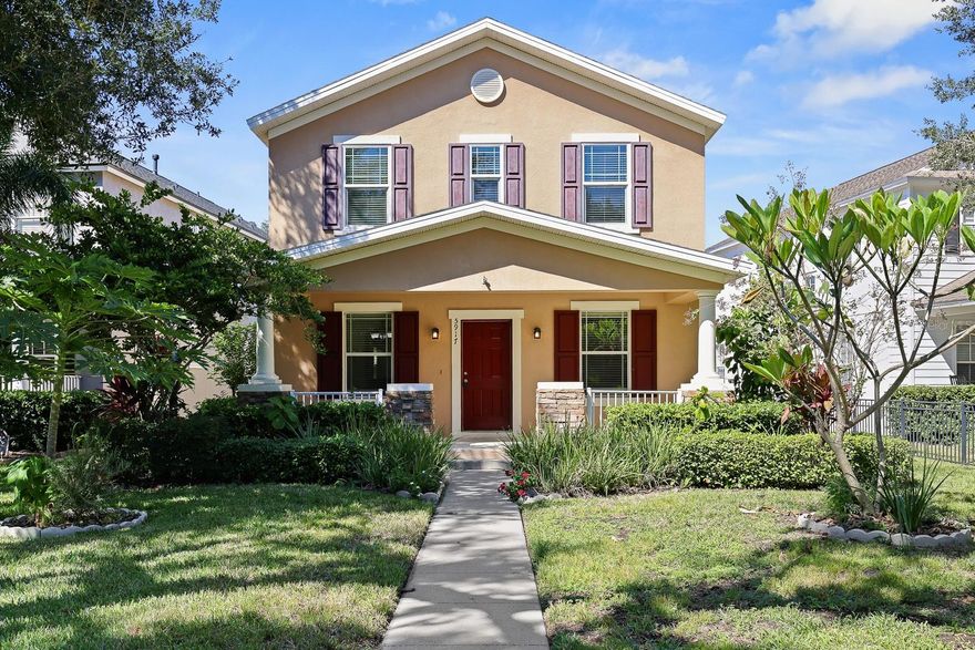 One or more photo(s) has been virtually staged. **New! 50% OFF application fees through November 30th, Plus 100% Application Fee REFUND to new residents, credited toward your first month's rent. Apply Now; Application must be received by 11:59 PM November 30th.** Welcome to this gorgeous home in the highly sought-after Garden District of Fishhawk Ranch! This spacious 4-bedroom, 3.5-bathroom two-story home offers the perfect blend of charm, functionality, and modern comfort.
As you approach, you’ll be greeted by a cozy front porch—a perfect spot to enjoy your morning coffee or relax in the evenings. Step inside to discover a thoughtful layout designed for both work and leisure. To your right, a private office with elegant French doors provides a quiet place to focus or read, while to your left, the formal dining room connects conveniently to the kitchen, ideal for hosting family dinners or special occasions.
The gourmet kitchen is sure to impress with its abundance of cabinetry, ample counter space, stainless steel appliances —all overlooking the inviting family room. This open-concept design creates a seamless flow for entertaining and everyday living.
The primary suite, located on the first floor, offers a bright and relaxing retreat with an en-suite bathroom featuring a dual sink vanity, walk-in shower, soaking tub, and a large walk-in closet—the perfect combination for unwinding after a long day.
Upstairs, you’ll find a versatile bonus room, perfect for a playroom, media area, or additional living space. Three well-sized bedrooms complete the upper level—one with its own private en-suite bath, and two sharing a full hall bathroom.
Outside, enjoy the covered patio connecting the home to the two-car garage, which features convenient alley access.
Located just moments from Fishhawk Ranch’s outstanding amenities, including multiple resort-style pools, fitness centers, parks, and trails, this home offers the ultimate combination of comfort, convenience, and community living.Complete lawn maintenance, including mowing, shrub pruning, irrigation system service, turf, and plant fertilization and plant pest control are included in rent services saving you time and money! NOTE: Additional $59/mo. Resident Benefits Package is required and includes a host of time and money-saving perks, including monthly air filter delivery, concierge utility setup, on-time rent rewards, $1M identity fraud protection, credit building, online maintenance and rent payment portal, one lockout service, and one late-rent pass. Renters Liability Insurance Required. Call to learn more about our Resident Benefits Package.