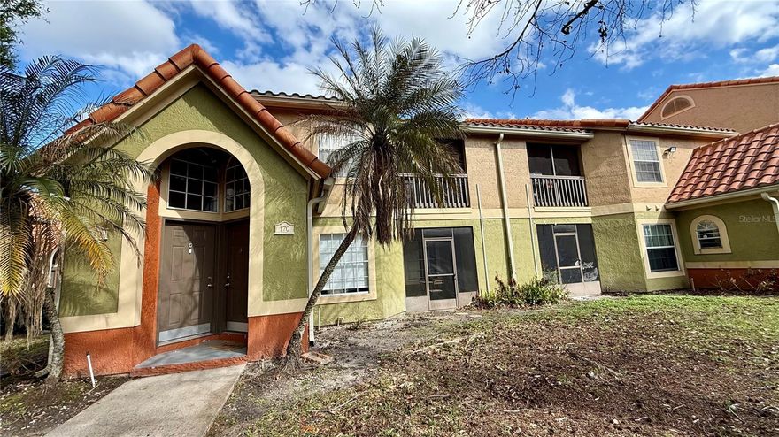 FIRST FLOOR, 2 BEDROOM, 2 BATHROOM, FULLY FURNISHED CONDO IN THE HEART OF KISSIMMEE with GATED ENTRANCE. Amenities include Community pool, tennis court and a playground, easy access to public transportation, short distance to 192 and Disney! Perfect for a re-locating family! Don't miss this opportunity and Call today for a showing.