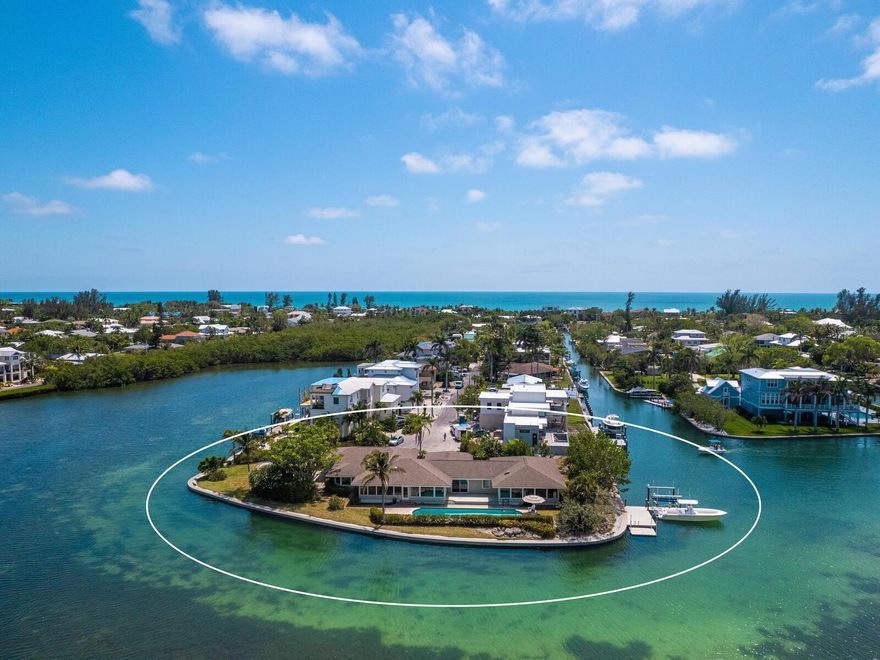 Substantial price improvement for this Boater’s dream property on oversized (19,994sf) rarely available cul-de-sac end lot with a 320-foot seawall located in Sleepy Lagoon, on the north end of Longboat Key. This location offers fantastic panoramic views of Bishops Bayou and the Intracoastal Waterway. The perfect blend of protected calm waters of the estuary, yet just over a mile from Longboat Pass to the Gulf of Mexico and beyond. Situated on nearly a half-acre lot and is just a short drive to the Longboat Key Club amenities including golf and tennis, St Armand's Circle, and downtown Sarasota.