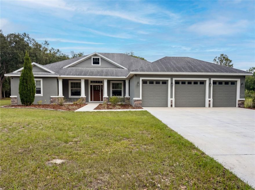 Picture yourself at 401 River Bed Ct, a residence designed for everyday practicality and modern functionality. The kitchen provides all stainless steel appliances, an accent backsplash, a central island, and a walk-in pantry. The primary bathroom includes double sinks and a separate tub and shower. A covered patio extends the usable living space outdoors. This home brings together modern finishes and practical living. Included 100-Day Home Warranty with buyer activation