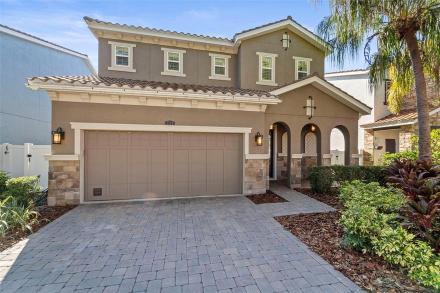 Location, Location, Location! This stunning former model home offers 4 bedrooms, 4 full bathrooms, and a first-floor office with French doors that can easily serve as a fifth bedroom. Located in Flood Zone X—no flood insurance required.

Over $200,000 in upgrades include a new Carrier A/C system, Nest thermostats, custom closets, upgraded flooring and appliances, Vivint security system, Sonos surround sound, custom ceiling fans and light fixtures, plantation shutters throughout, smart blinds, Gorilla Garage flooring, a widened brick paver driveway, enhanced front and backyard landscape lighting, a new irrigation system, and professionally improved landscaping.

Upon entry, the home is filled with natural light and an open layout that provides views of the expansive backyard. The gourmet kitchen features custom cabinetry, a large center island, quartz countertops, a gas cooktop, stainless steel appliances, and a spacious walk-in pantry. The adjacent family room boasts elegant tray ceilings and a generous dining area, ideal for entertaining.

The first floor includes a private office with French doors (optional fifth bedroom) and a full bathroom conveniently located for guests.

Upstairs, a large entertainment loft welcomes you with a wet bar and wine/beverage refrigerator. The primary suite is a true retreat, showcasing hand-scraped wood flooring, a tray ceiling, two walk-in closets, and a spa-like bathroom with dual vanities, soaking tub, and separate shower. A junior suite with its own private bathroom, two additional bedrooms with a shared dual-sink bath, and a laundry room with sink and folding area complete the second level.

The screened lanai opens to a brick paver walkway leading to an outdoor patio and fire pit—perfect for relaxing or hosting guests. Additional features include hurricane shutters, a gas water heater, and a newly resurfaced garage floor.

Ideally located in South Tampa, this home offers close proximity to Tampa International Airport, shopping, dining, and is within walking distance to Plant High School.