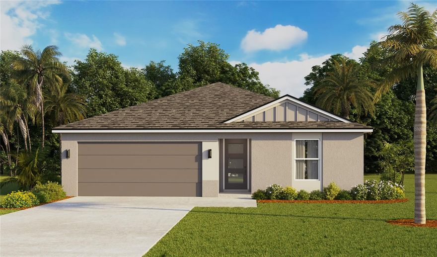 Under Construction. Welcome to Boulevard Oaks, a new home community located in Lady Lake. Boulevard Oaks is a modern new home community that offers easy access to highway 27 and is just minutes from exciting shops and attractions in The Villages. Here you will find 3-to-5-bedroom homes with 2 to 3 bathrooms and 2 car garages.
Built with all concrete block construction, these floorplans offer a variety of well-designed livable space. For a modern touch each home features stylish Quartz counter tops, beautiful kitchen cabinets, Whirlpool Stainless-Steel appliances, Revwood flooring in the main living areas and bathrooms and beautiful plush carpet in the bedrooms for a comfortable and polished feeling. Smart home technology is also included, allowing you the convenience to control your home at your fingertips.
Enjoy a resort-style pool with sun shelf, clubhouse, walking trails, and a pickleball court all right at home in your community. *Photos are of similar model but not that of the exact house. Pictures, photographs, colors, features, and sizes are for illustration purposes only and will vary from the homes as built. Home and community information including pricing, included features, terms, availability, and amenities are subject to change and prior sale at any time without notice or obligation. Please note that no representations or warranties are made regarding school districts or school assignments; you should conduct your own investigation regarding current and future schools and school boundaries.*