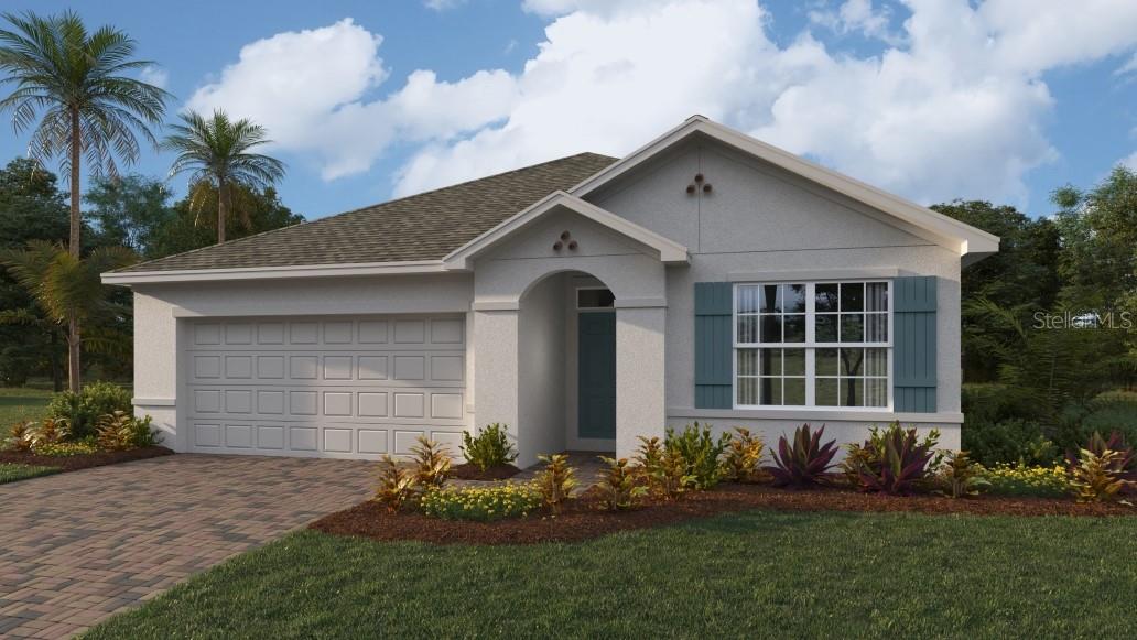 One or more photo(s) has been virtually staged. Located in highly desirable North Port, Central Parc is one of the area’s newest communities off Sumter Blvd and Greenwood Dr. Design and colors in Central Parc were carefully selected and provide a light, neutral, coastal feel.
The Aria floorplan offers an owner’s suite overlooking the backyard with en-suite bath and walk-in closet, two guest suites and a full guest bath. Entertaining is effortless as the kitchen opens to the spacious great room and dining room overlooking the backyard. Enjoy upgraded standard features throughout including impact glass, quartz countertops in the kitchen and baths, comfort height commodes, a full-size laundry room, and 2-car garage. Moving into your new home will be a breeze as all kitchen appliances included! Experience relaxing evenings from your private lanai and backyard overlooking one of the gorgeous community lakes. Best of all, the backyard is large enough to add your own extended lanai if you desire!
The brand-new clubhouse located in the center of the community offers residents a large community pool, fitness center and pickle ball and tennis courts. Additionally, there are walking trails for residents’ enjoyment. This is a maintenance free community with low HOAs! Central Parc provides convenience for residents being just a short drive to local beaches, the new downtown Wellen Park, and quick access to I75 for an easy commute.
