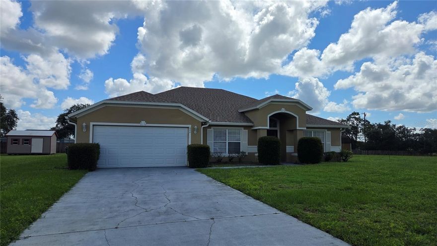 Welcome to this stunning 4-bedroom, 2-bathroom home located in the beautiful Haines, FL. This property boasts an oversized lot, providing ample space for outdoor activities. The home features an open floor plan, perfect for entertaining and easy living. The master suite is a true retreat with a garden tub for ultimate relaxation. The home also includes custom blinds for added privacy and style. The screen-enclosed and covered patios are perfect for enjoying Florida's beautiful weather. The extended driveway and garage with an epoxied floor and door opener provide plenty of parking and storage space. For added convenience, the property includes a storage shed. Safety is a priority with a state-of-the-art security system and Ring doorbell. This home is a perfect blend of comfort, style, and modern amenities.


** RENTERS INSURANCE REQUIRED **

** All residents are enrolled in the Resident Benefits Package (RBP) for $35.00/month which includes credit building to help boost the resident’s credit score with timely rent payments, up to $1M Identity Theft Protection, HVAC air filter delivery, move-in concierge service making utility connection and home service setup a breeze during your move-in, our best-in-class resident rewards program, and much more! More details upon application.

If approved for this home, new tenants must pay a $200.00 lease coordination fee due at the same time as the security deposit payment.