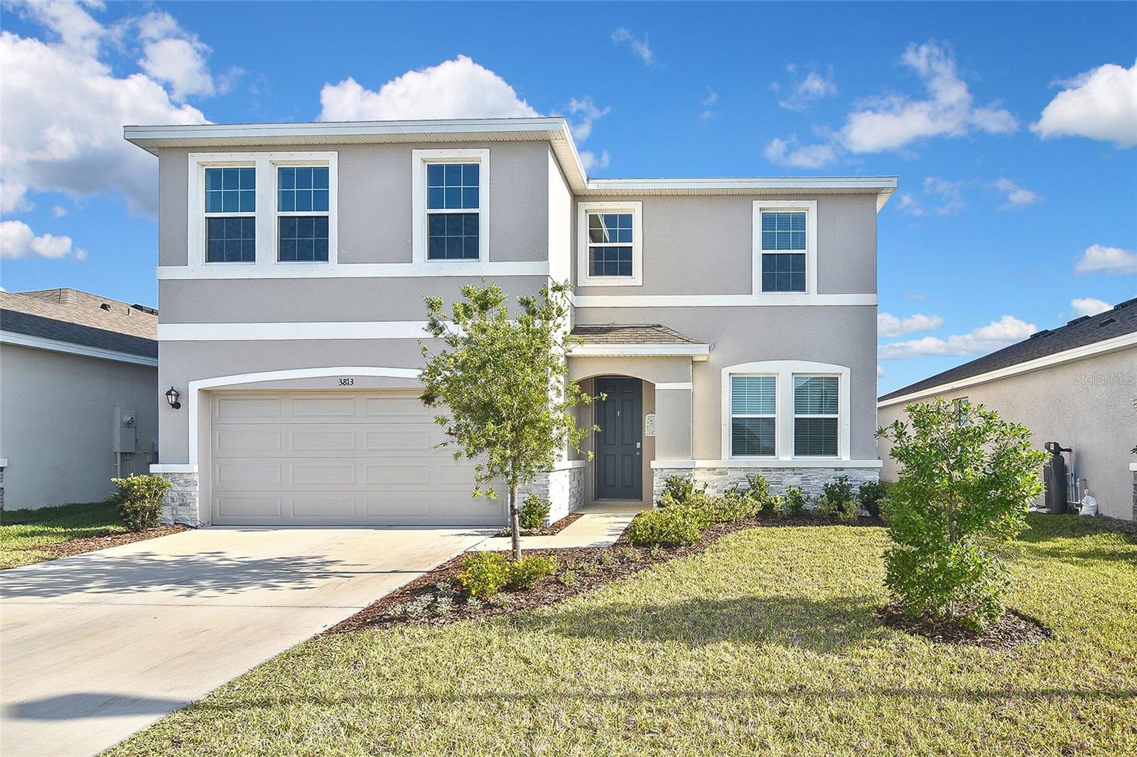 Don't miss this opportunity to step in this newly built Smart home that offers all concrete block construction and backs up to the Johnson Preserve. A nature experience right out your back door. This home offers High ceilings, double pane insulated windows and hurricane shutters. You will love the centrally located kitchen complete with quartz counters, wood cabinets and a walk-in-pantry. All the appliances and big ticket items are only 1.5 years new. There is a guest bedroom and full bath and a flex space to be used as an office/den or whatever you prefer on the main floor The second level has a large bonus room, primary bedroom with en-suite bathroom and 2 walk in closets. There are also 2 more bedrooms and a full bath on this level. The laundry room is also located on the second floor. This is your opportunity to have your very own piece of paradise. Sellers are able to close quickly.