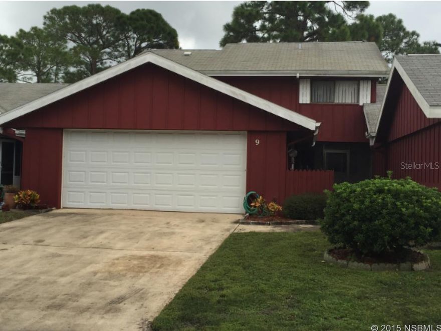 Looking for a beautiful place to enjoy your life? Look no furtherâ¦ this home is situated on the Hidden Lakes Golf courses 1st hole/tee off with spectacular views from your screened balconies and porches of stately oaks dripping with Spanish moss. Community Pool (by membership), Home Owner Dues covers basic cable T.V., water to yard irrigation system and subterranean treatment and repair termite bond. Just a short drive to Port Orange, Daytona and beaches.  All Information recorded in the MLS is intended to be accurate but cannot be guaranteedâ¦.SOLD AS IS ;Water: City