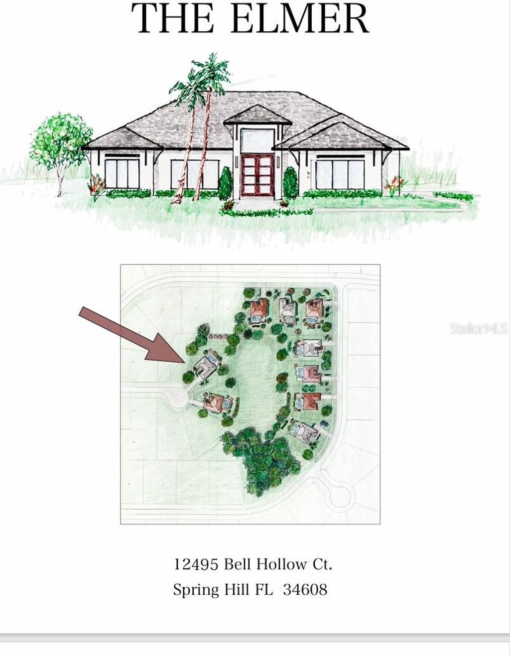 Photo of 12495 Bell Hollow Court, Spring Hill, FL 34609 (MLS # W7875477)