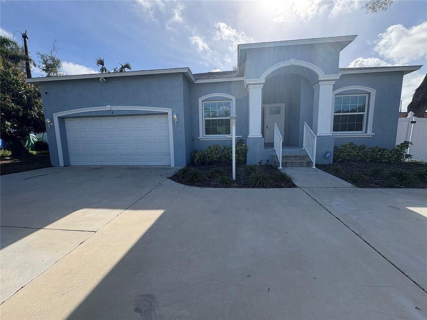 Rare 2022-built gem with 6 years remaining on a 10-year builder’s warranty! Built to Cat 3
hurricane standards, this home features strapped roof beams, impact windows on the front, and
hurricane shutters for total protection. Located in a non-evacuation, non-flood zone (Zone X)
with No HOA, it offers maximum safety and freedom.
The exterior features an oversized turnaround driveway and a lush lawn powered by a 3-shallow-
well pump/sprinkler system for low-cost maintenance. Security is top-tier with an ADT alarm,
Google Nest door camera, and garage video surveillance. Inside, enjoy a modern open layout with
high ceilings and premium finishes. This home combines the safety of new construction with high-
tech upgrades and significant insurance savings. Move in with total peace of mind!