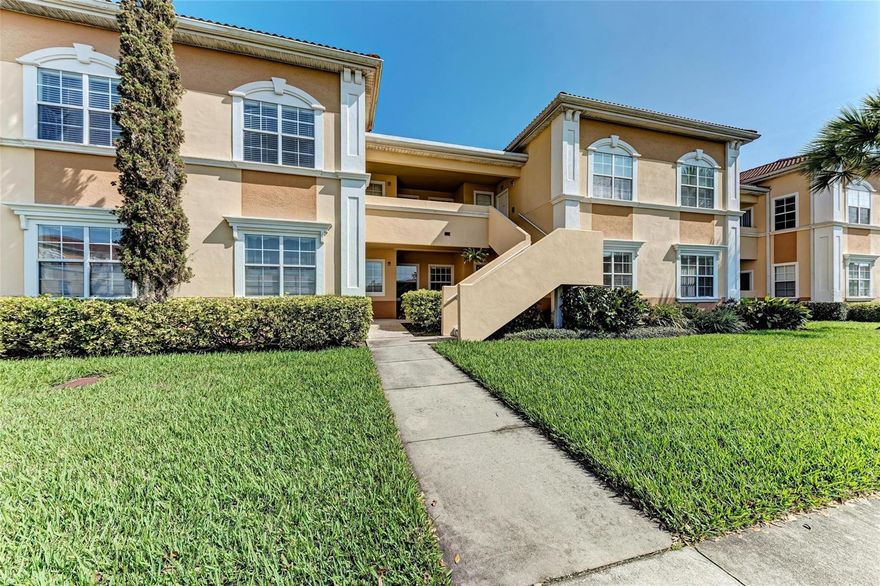 Welcome to The Villagio—an ideal home for full-time living, seasonal use, or investment, thanks to low maintenance fees and a prime Sarasota location. This beautifully updated turnkey furnished 2-bedroom, 2-bath first-floor condo is move-in ready, and all furniture is included at no additional cost.

Inside, you'll find an open layout with laminate flooring throughout the main living areas, a comfortable living/dining space, and a kitchen with a breakfast bar, brand-new dishwasher, and new faucet. The split floor plan offers privacy, with the spacious primary suite featuring an ensuite bath and walk-in closet, and the second bedroom located on the opposite side.

Both bathrooms have been tastefully renovated with waterproof vinyl flooring, solid-surface countertops with integrated sinks, and new low-flow toilets. Enjoy your morning coffee on the covered lanai and open the screened front door to take in refreshing cross breezes. A dedicated office nook and in-unit washer and dryer complete the space.

The Villagio is a gated community with excellent amenities including a heated resort-style pool, tennis and pickleball courts, a fitness center, playground, and more. Conveniently located just minutes to downtown Sarasota, world-renowned beaches, shopping, dining, I-75, and public transit. Don’t miss this fully furnished gem—schedule your showing today!