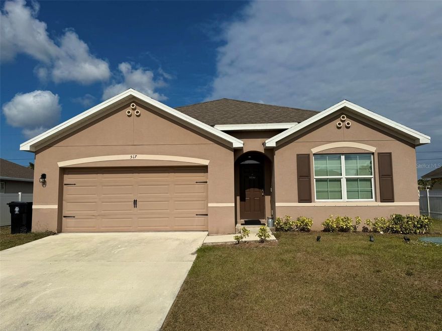 Have you been waiting for a home that has it all? Wait no more! This home has everything you’ve been looking for
and more. Spacious home features 4b/2b, kitchen with SS appliances with an island that opens to the living space,
walk-in closet, hurricane shutter, and much more. Ample parking with a 2-car garage plus driveway. Spacious
backyard perfect for families and entertaining. This house provides plenty space for all your toys without any HOA
restrictions. Located close to I95 & Turnpike, as well as near Whispering Pines Park & shopping. Don't wait for a
builder, move into your home today.