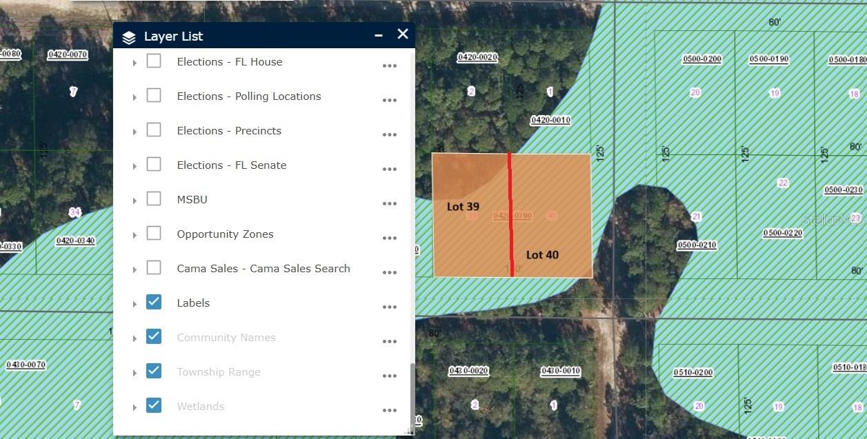 PARADISE LAKES SUB - Land