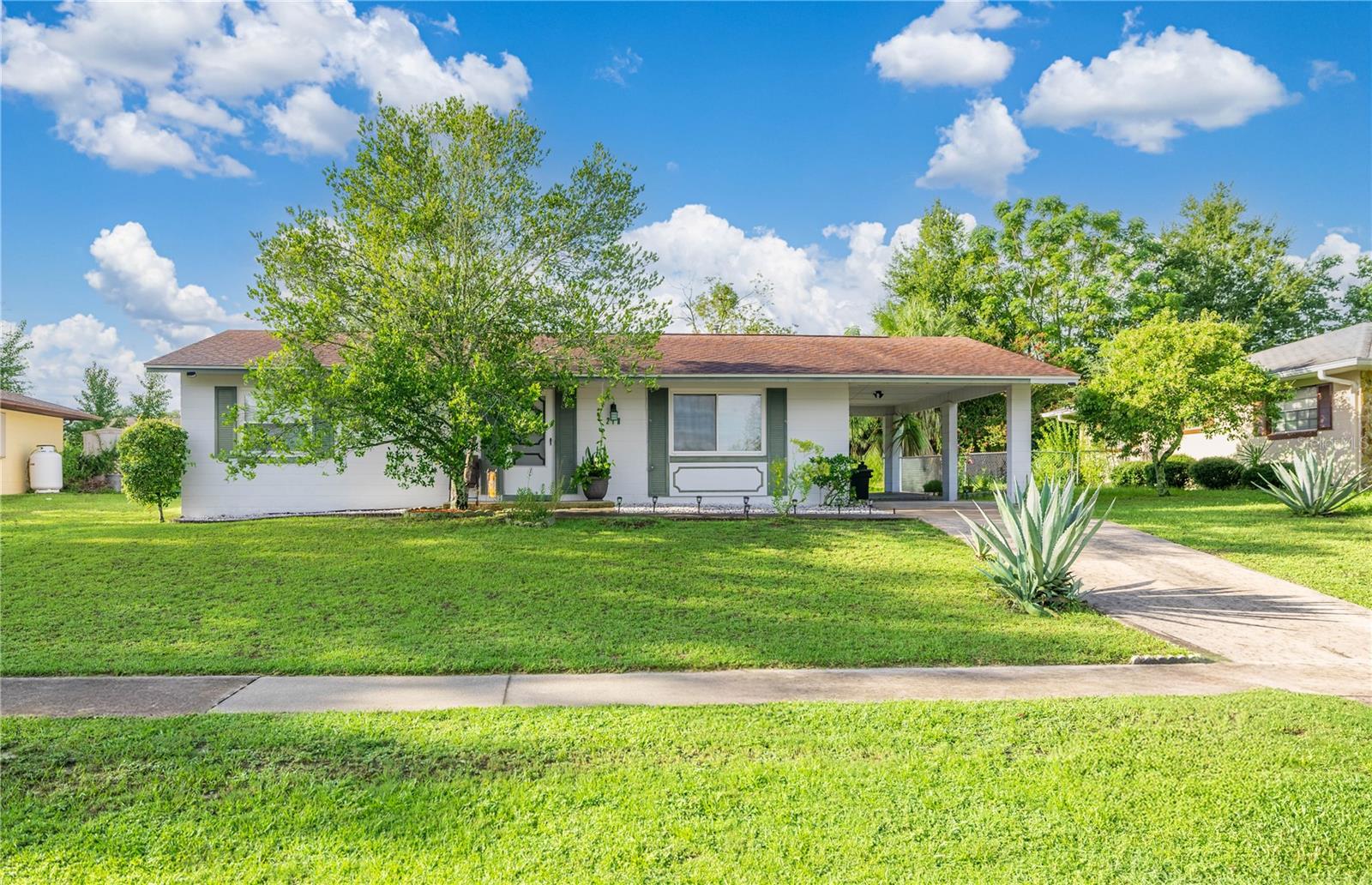Welcome to this beautifully updated home that has so much to offer! Inside, you’ll love the hardwood and tile flooring throughout—no carpet for easy maintenance and timeless appeal. Recent upgrades include a new roof (2020), brand-new HVAC system (2025), and newly installed windows and sliding door, ensuring comfort and efficiency. The home also features a fully fenced backyard, perfect for relaxing, entertaining, or giving pets space to play. With so many updates, this home feels practically brand new, leaving nothing left to do but move in and enjoy peace of mind for years to come. Tucked away in a peaceful and quiet area, yet just minutes from shopping, dining, and all the conveniences you need, this home truly offers the best of both worlds.