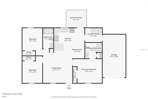 Tiny photo for 5931 NW 62nd Place, Ocala, FL 34482 (MLS # OM734927)