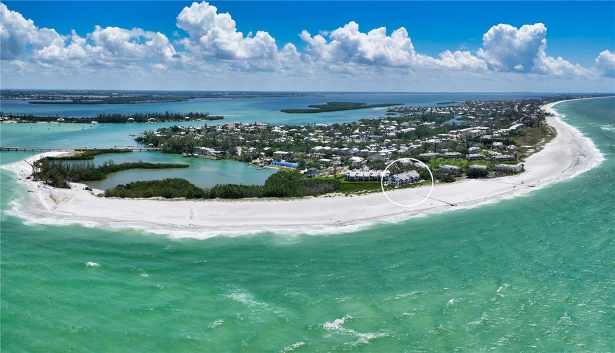 Welcome to 260 North Shore Road — a rare opportunity to own a beachfront townhome in the exclusive 360 Northenclave on the serene north end of Longboat Key. Designed by Tim Seibert, a founding figure of the Sarasota School of Architecture, this home is a masterclass in clean lines, natural light, and indoor-outdoor harmony.

Spanning over 3,000 square feet, this 3-bedroom, 3-bathroom residence offers soaring ceilings, floor-to-ceiling windows, and open living spaces that showcase sweeping views of the Gulf. Whether you’re entertaining or enjoying a quiet moment alone, every room is designed to capture the beauty of the sea and sky.

Enjoy a chef’s kitchen with high-end appliances and generous prep space, all with a backdrop of turquoise waters. The expansive primary suite features a private terrace, spa-inspired bath, and walk-in closet, while two additional guest suites provide comfort and privacy.

The two-car garage and ample storage make this home ideal for full-time coastal living or a refined seasonal escape. Multiple terraces and balconies provide unforgettable views of Longboat Key’s legendary sunsets — a nightly display of coral, amber, and violet hues reflecting off the Gulf.

Set within a private, low-density community of just nine residences, this is beachfront living at its most peaceful and architecturally inspired.