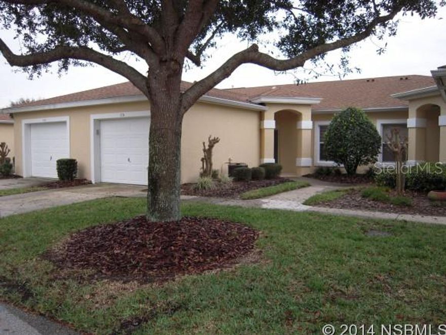 WOW! what a view and only $159/mo. HOA!!!  This lovely one story 2 bedroom + 2 bath condo has an open floor plan and  overlooks a beautiful pond and the 10th green of Turnbull Bay Golf course.  Built in 2001 but kitchen and bath have been updated and it is move in ready.  HOA has great reserves and covers all exterior maintenance incl. roof & painting.  Do not miss this one!!! ;Water: City